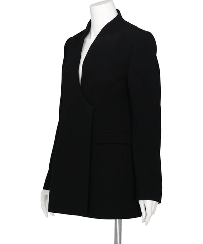 TRIACETATE POLYESTER COLLARLESS DOUBLE