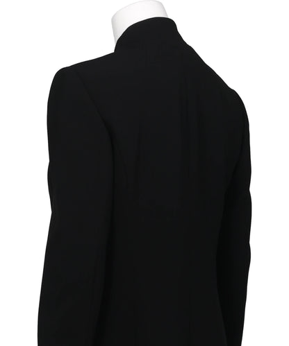 TRIACETATE POLYESTER COLLARLESS DOUBLE