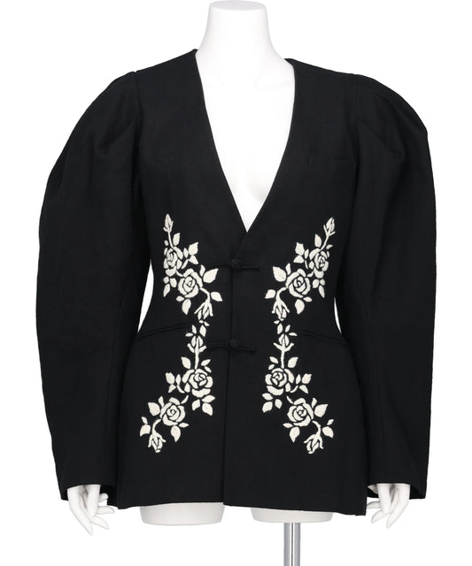 HAND EMBROIDERED CONTOUR BLAZER