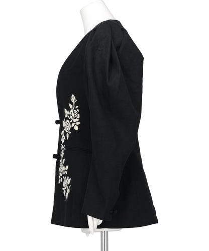 HAND EMBROIDERED CONTOUR BLAZER
