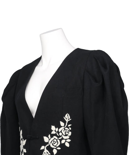 HAND EMBROIDERED CONTOUR BLAZER