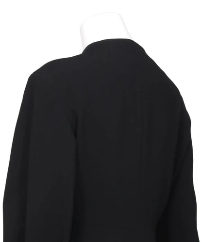 TRIACETATE POLYESTER COLLARLESS JACKET