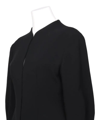 TRIACETATE POLYESTER COLLARLESS JACKET