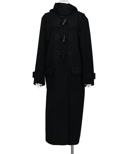 CORDING EMBROIDERY DUFFLE COAT