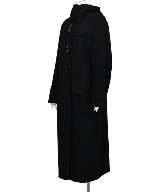 CORDING EMBROIDERY DUFFLE COAT