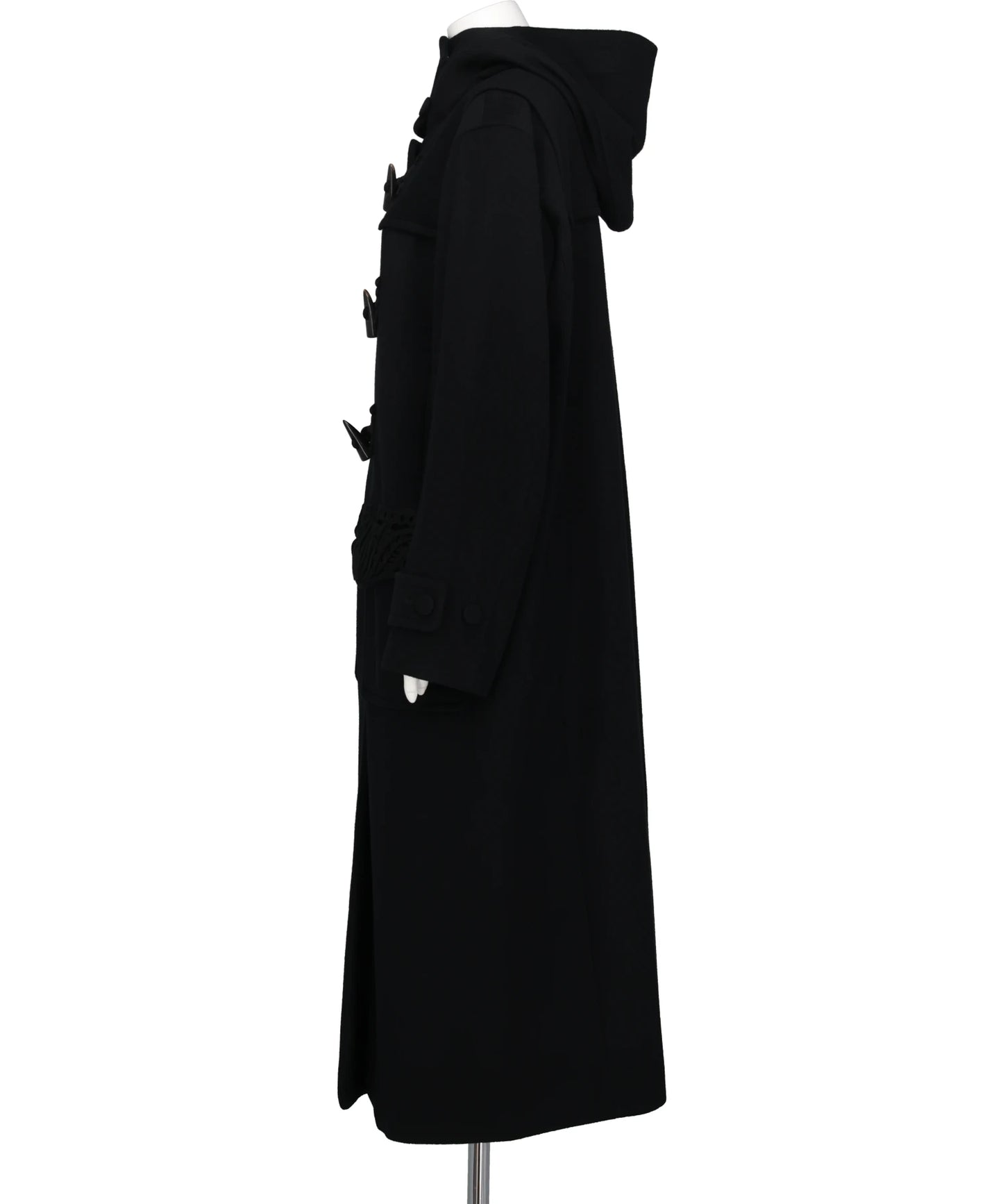 CORDING EMBROIDERY DUFFLE COAT