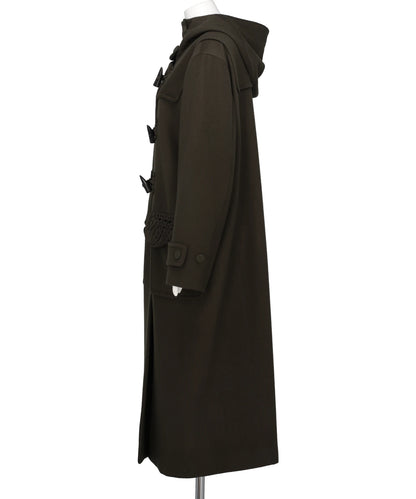 CORDING EMBROIDERY DUFFLE COAT