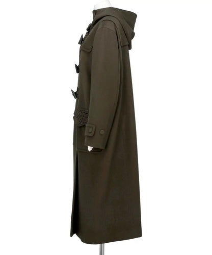 CORDING EMBROIDERY DUFFLE COAT