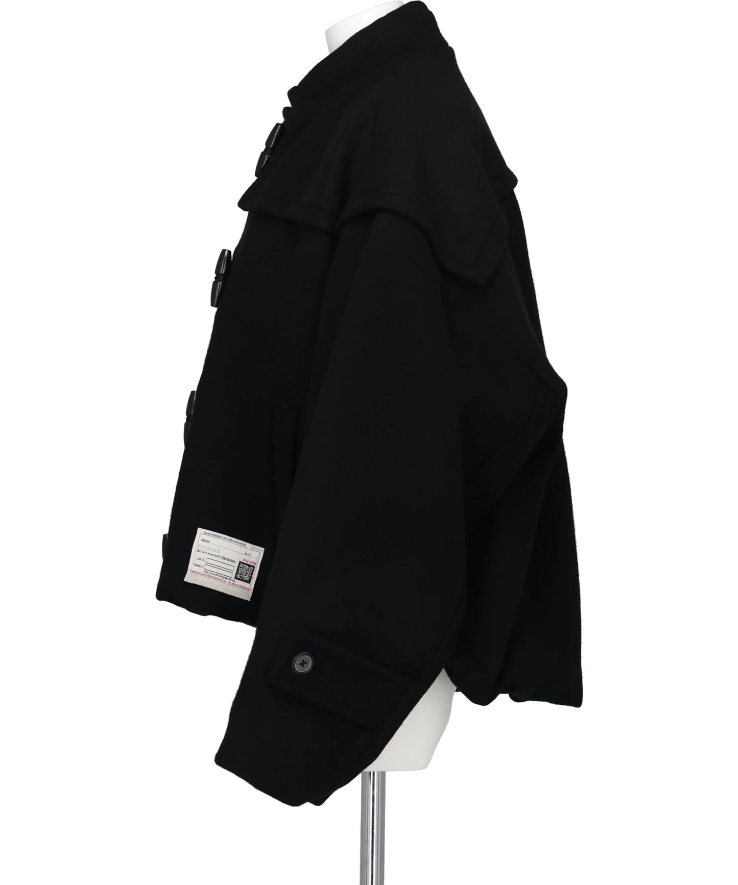 ROLL-UP HEM DUFFLE COAT