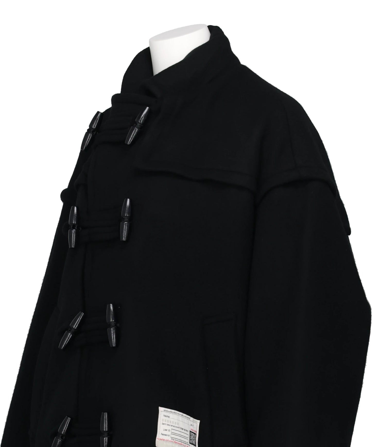 ROLL-UP HEM DUFFLE COAT