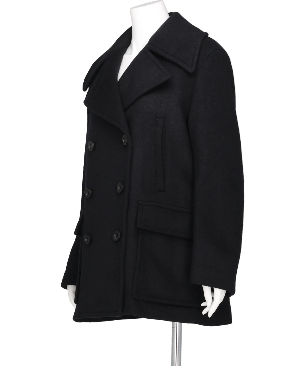 WOOL MELTON PEACOAT