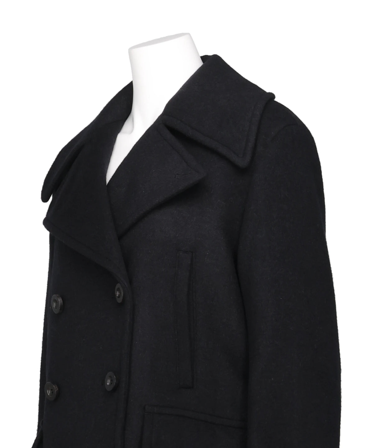 WOOL MELTON PEACOAT