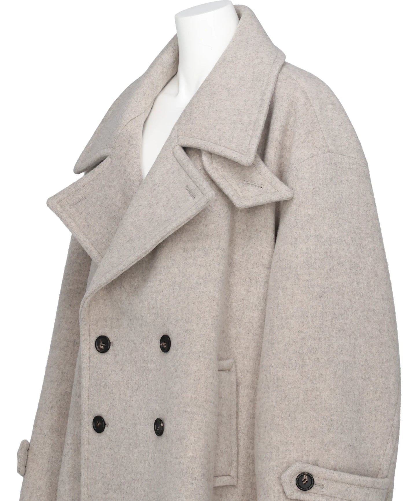 CHLOE OVERSIZED PEACOAT