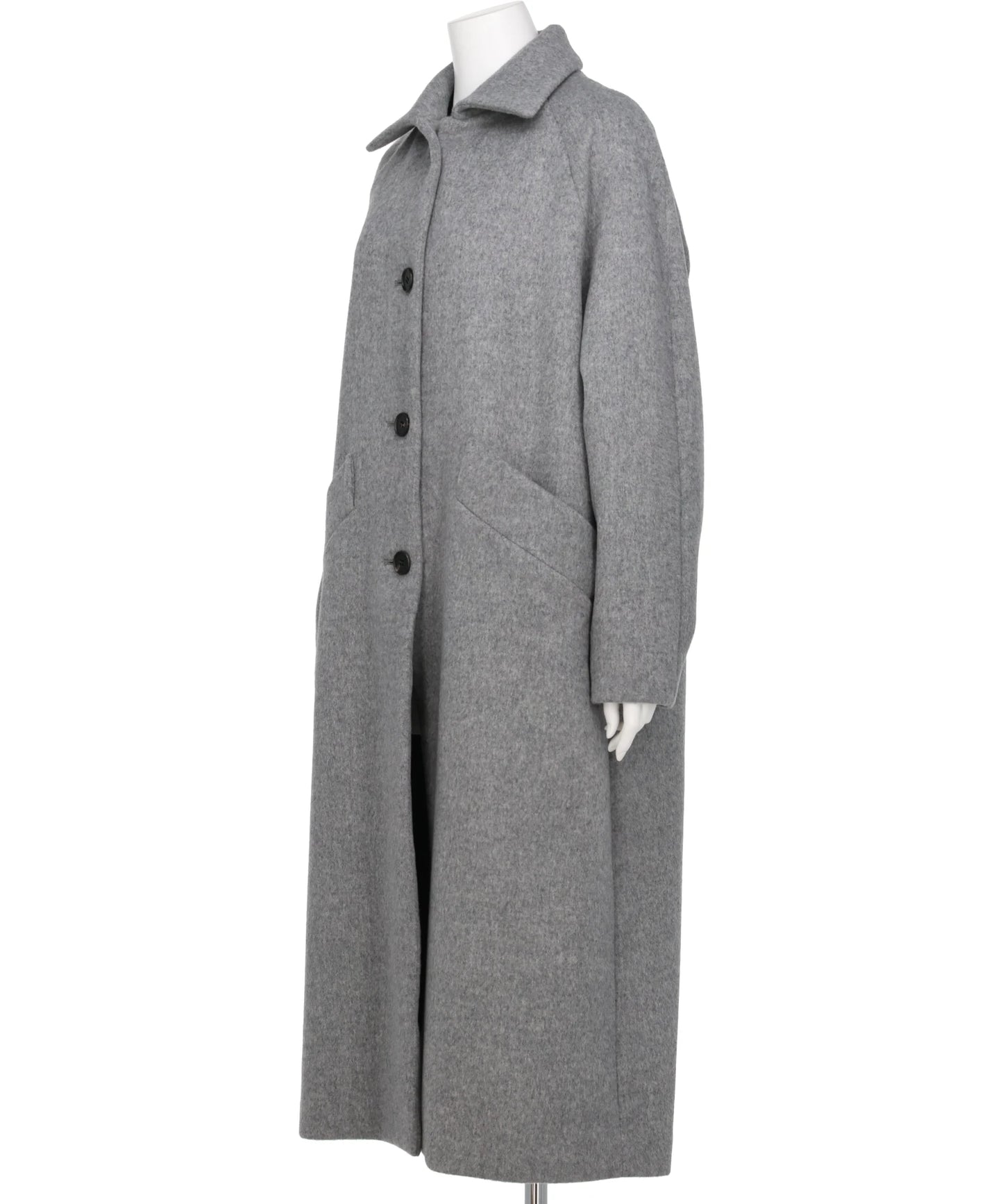 BEAVER CLOTHLONG COAT