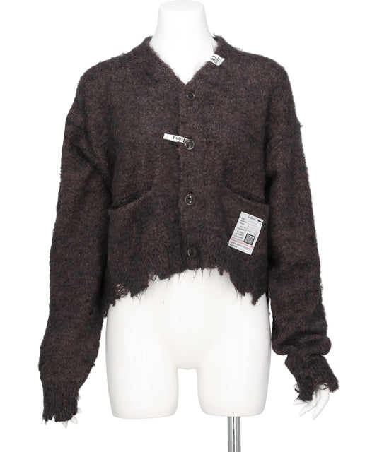 Maison MIHARA YASUHIRO(メゾンミハラヤスヒロ) MOHAIR KNIT CARDIGAN