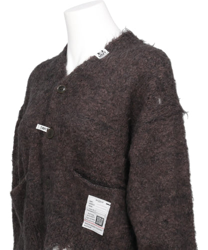 MOHAIR KNIT CARDIGAN
