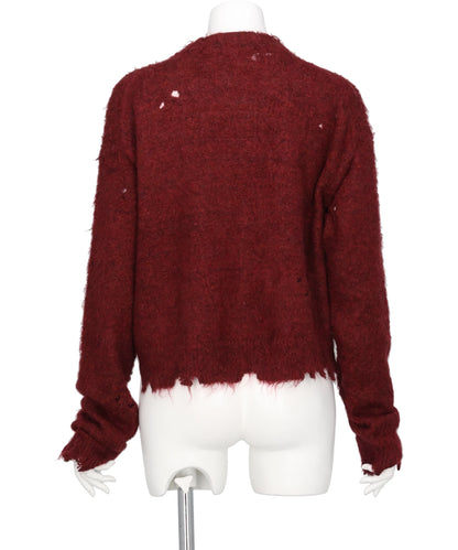 MOHAIR KNIT CARDIGAN