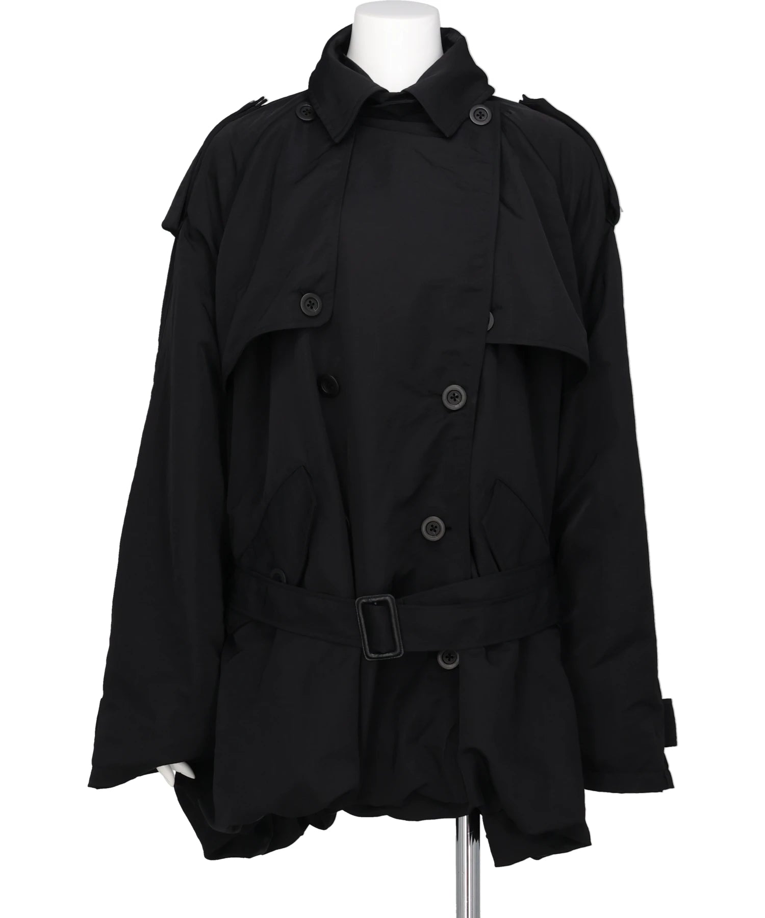 POOLDE（プールデ）CONTOURED MINI TRENCH