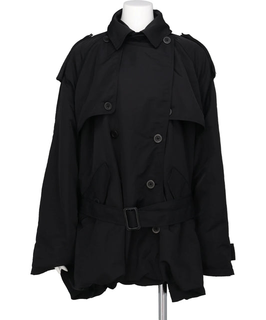 POOLDE（プールデ）CONTOURED MINI TRENCH