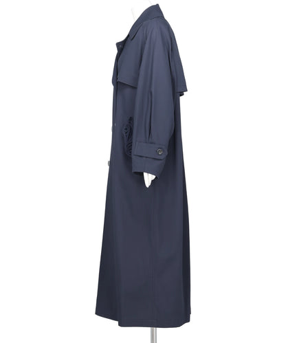 CORDING EMBROIDERY DETAILED TRENCH COAT