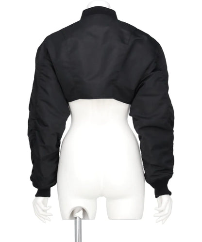 NYLON TWILL CUTTING BOMBER JACKET