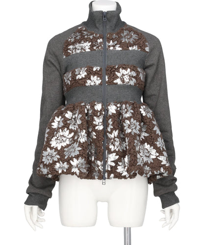 BOA FLOWER PRINT BLOUSON