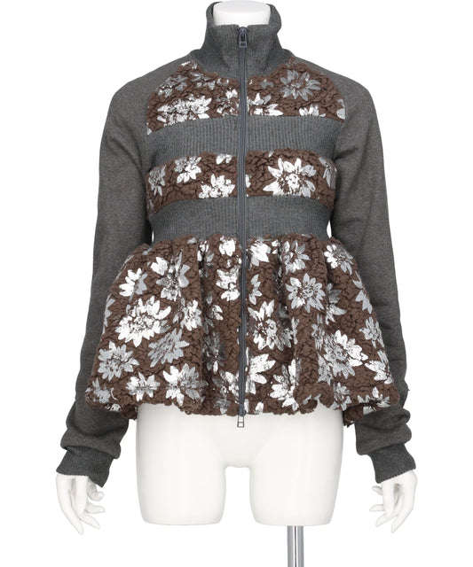 BOA FLOWER PRINT BLOUSON