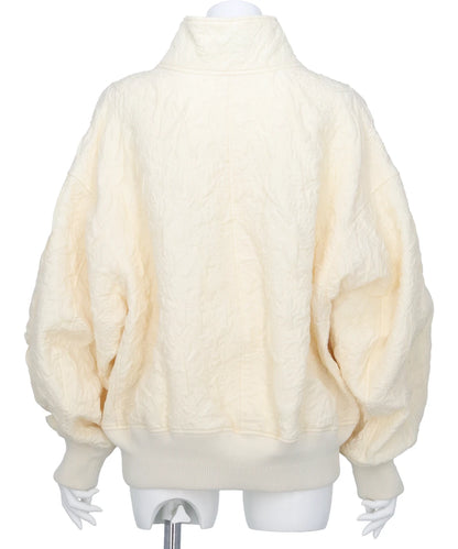 FLORAL JACQUARD TRIPLE CLOTH JACKET