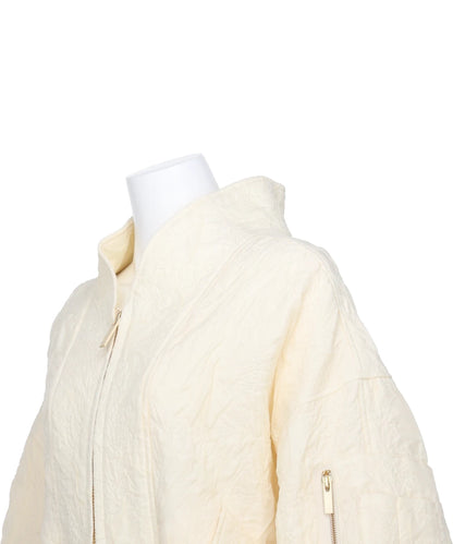 FLORAL JACQUARD TRIPLE CLOTH JACKET