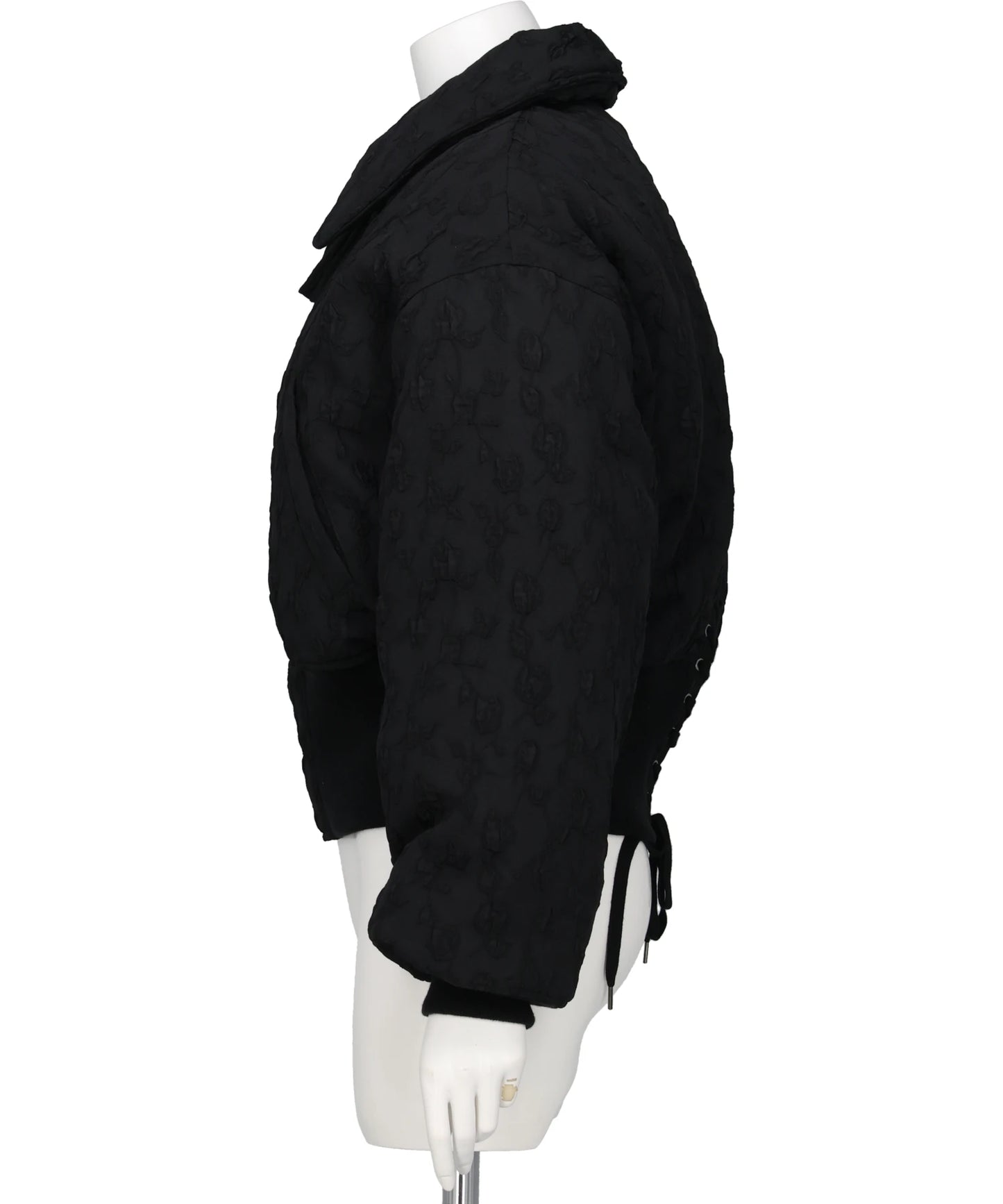 FLORAL JACQUARD BOMBER JACKET