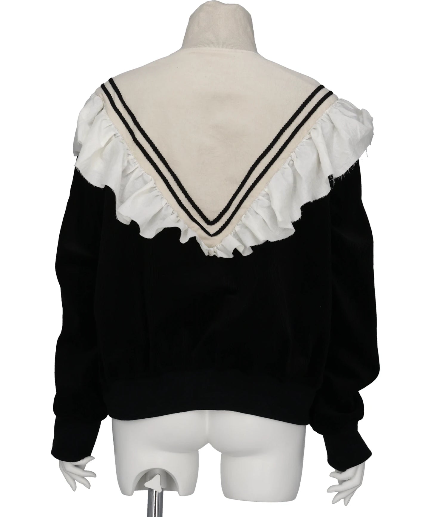 FRILL CORDUROY TRACK JACKET