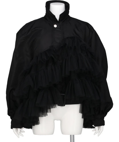 TULLE BOMBER JACKET