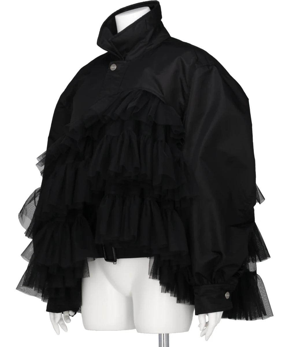 TULLE BOMBER JACKET