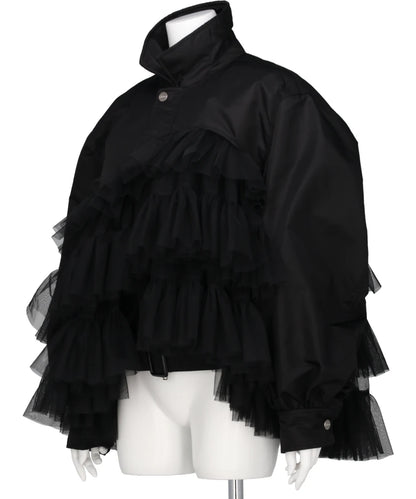 TULLE BOMBER JACKET