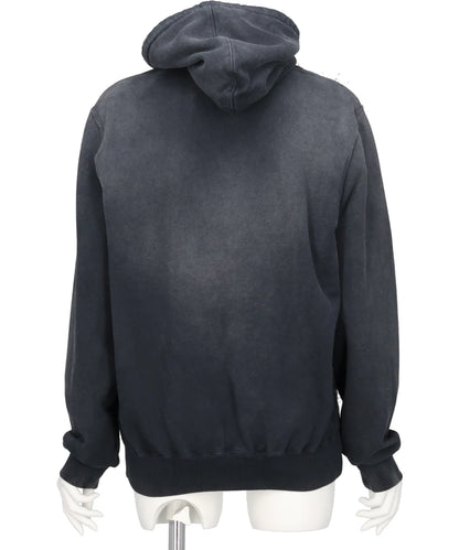 EMBROIDERED CHAIN ZIP-UP HOODIE