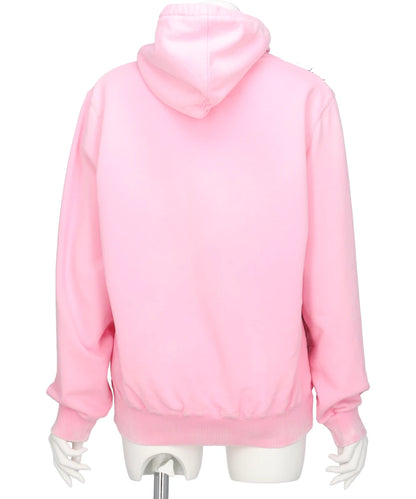 EMBROIDERED CHAIN ZIP-UP HOODIE