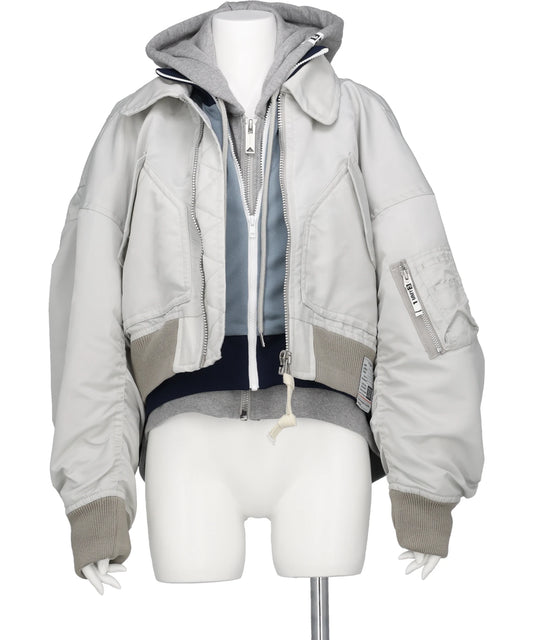 Maison MIHARA YASUHIRO(メゾンミハラヤスヒロ) LAYERED FLIGHT JACKET