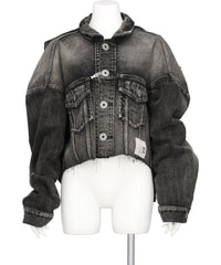 Maison MIHARA YASUHIRO(メゾンミハラヤスヒロ) 2026SS W SLEEVE DENIM BLOUSON　B16BL052