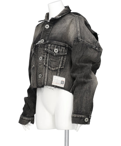 W SLEEVE DENIM BLOUSON