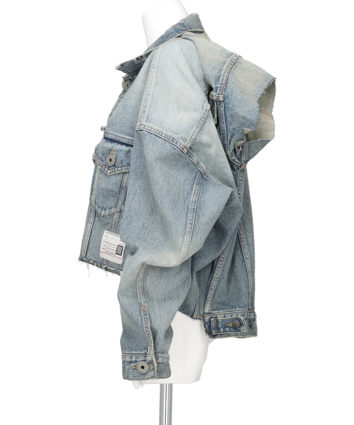 W SLEEVE DENIM BLOUSON