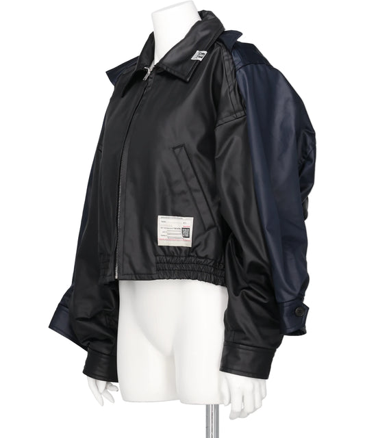 DOUBLE SLEEVE ZIP-UP JACKET