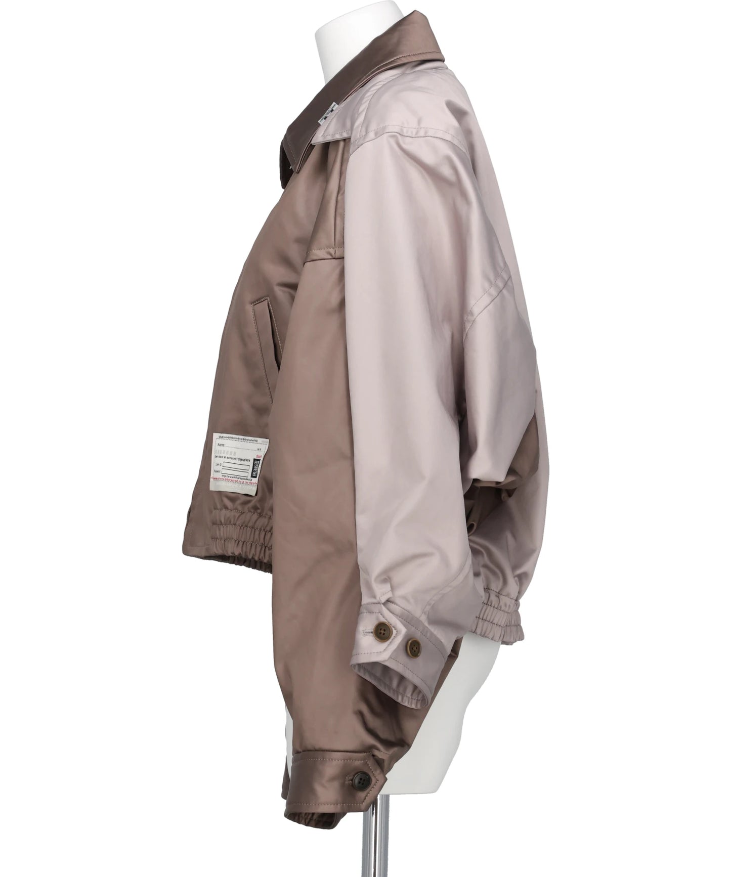 DOUBLE SLEEVE ZIP-UP JACKET