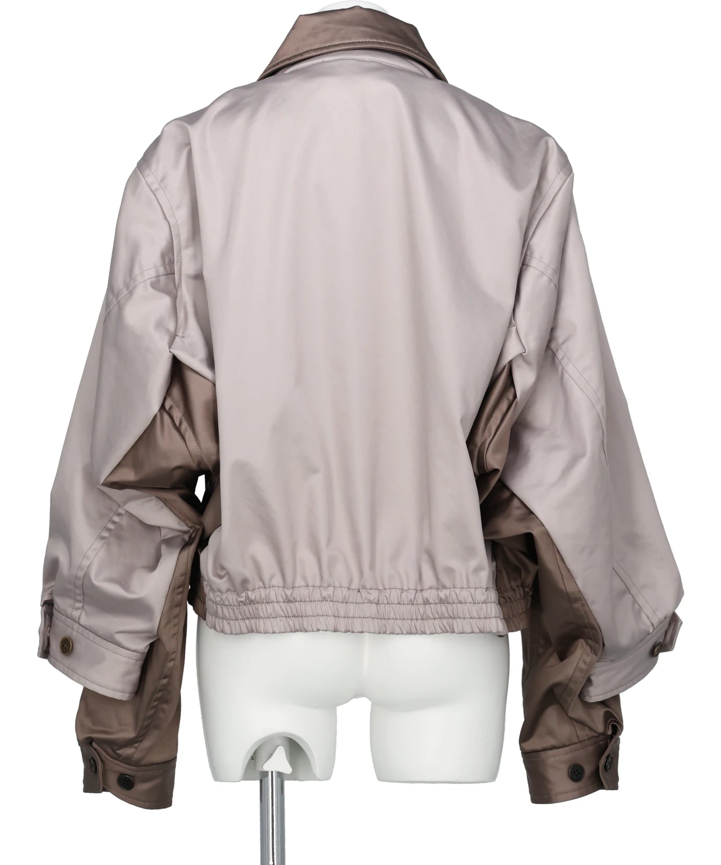 DOUBLE SLEEVE ZIP-UP JACKET