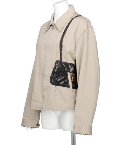 TROMPE L'OEIL EMBROIDERY DRIZZLER JACKET