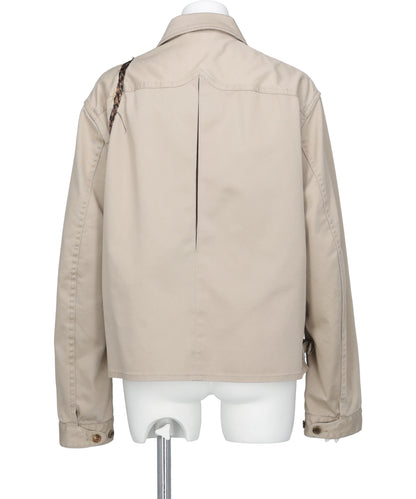 TROMPE L'OEIL EMBROIDERY DRIZZLER JACKET