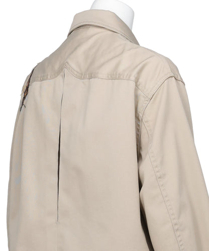 TROMPE L'OEIL EMBROIDERY DRIZZLER JACKET