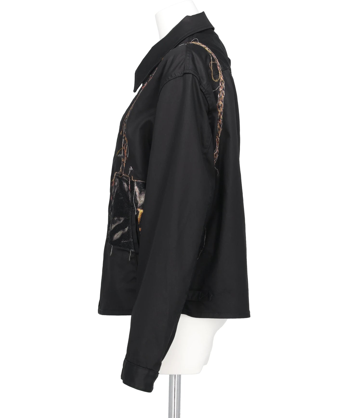 TROMPE L'OEIL EMBROIDERY DRIZZLER JACKET