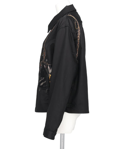 TROMPE L'OEIL EMBROIDERY DRIZZLER JACKET