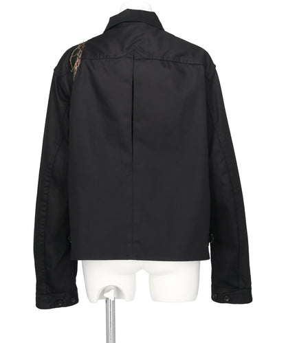 TROMPE L'OEIL EMBROIDERY DRIZZLER JACKET