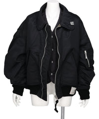 Maison MIHARA YASUHIRO(メゾンミハラヤスヒロ) 2026AW LAYERED BOMBER JACKET　B17BL061